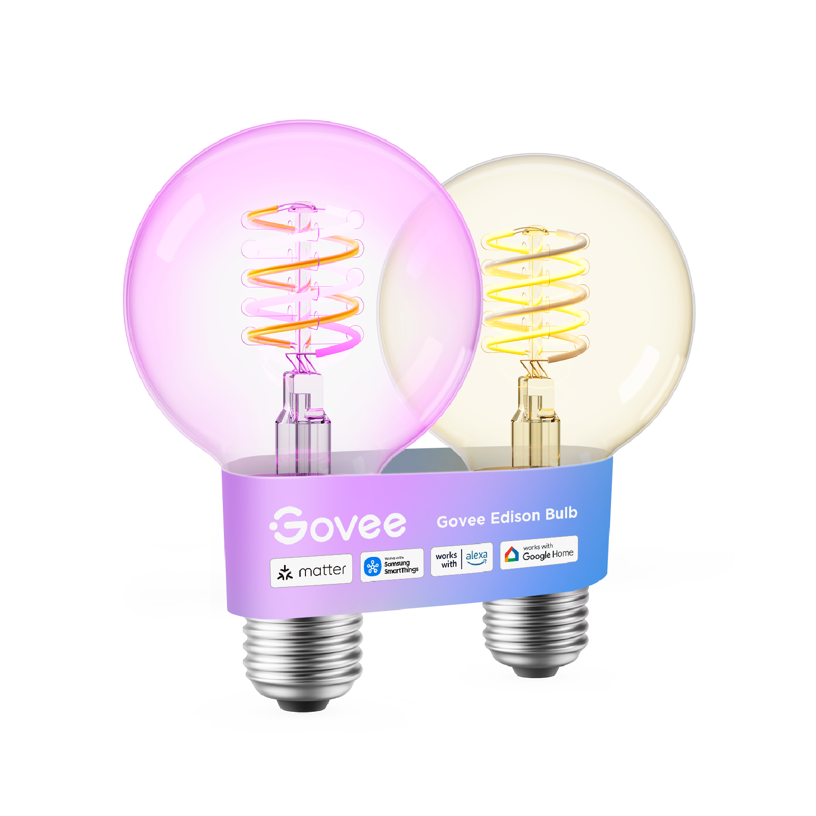Govee E27 Smart Edison G80 Bulb 500lm 2-Pack
