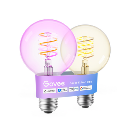 Govee E27 Smart Edison G80 Bulb 500lm 2-Pack
