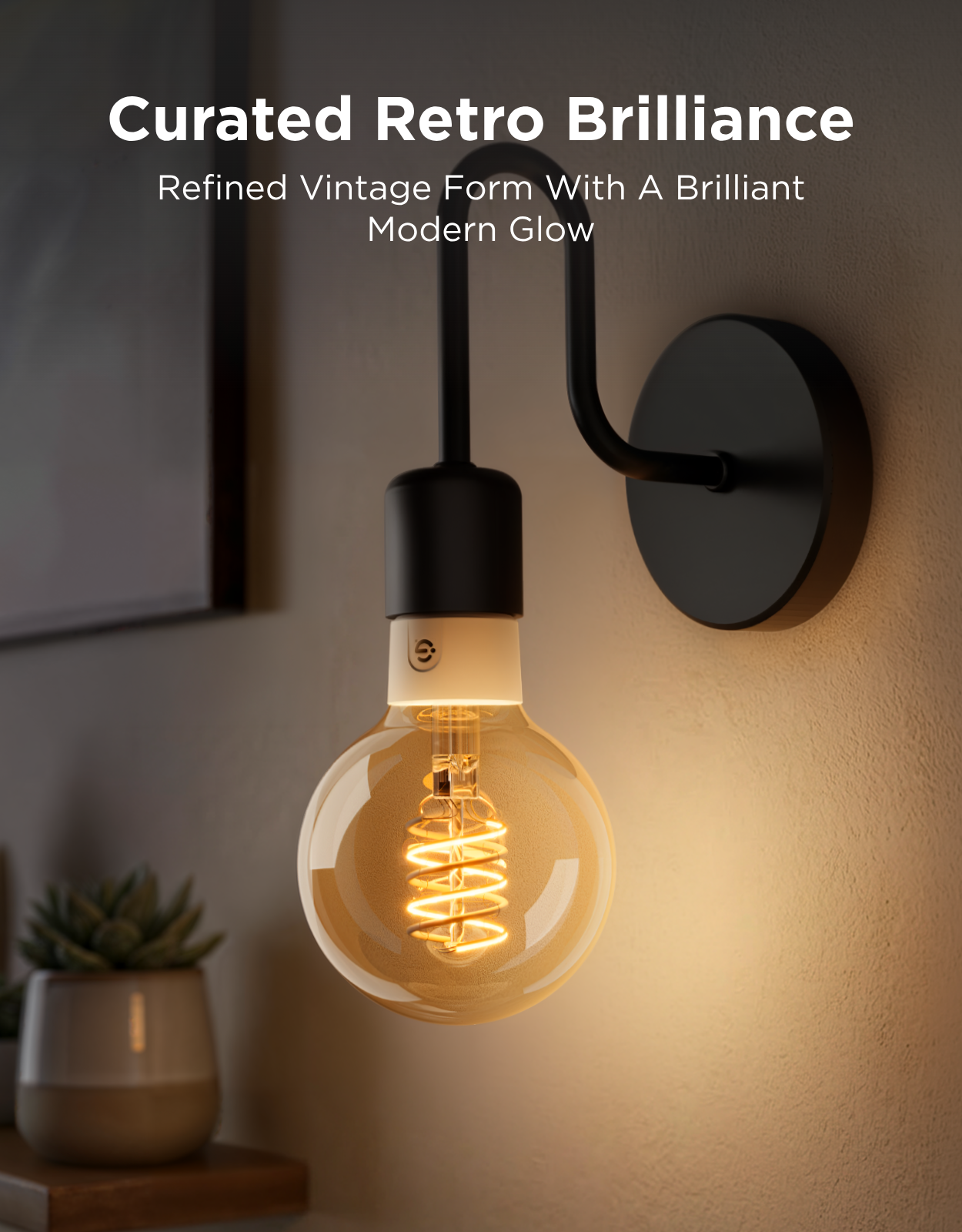 Govee E27 Smart Edison G80 Bulb 500lm 2-Pack