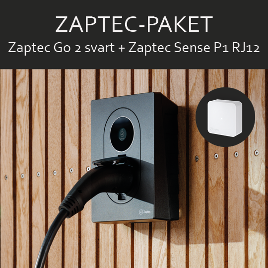 Zaptec Go 2 + Sense HAN-paket